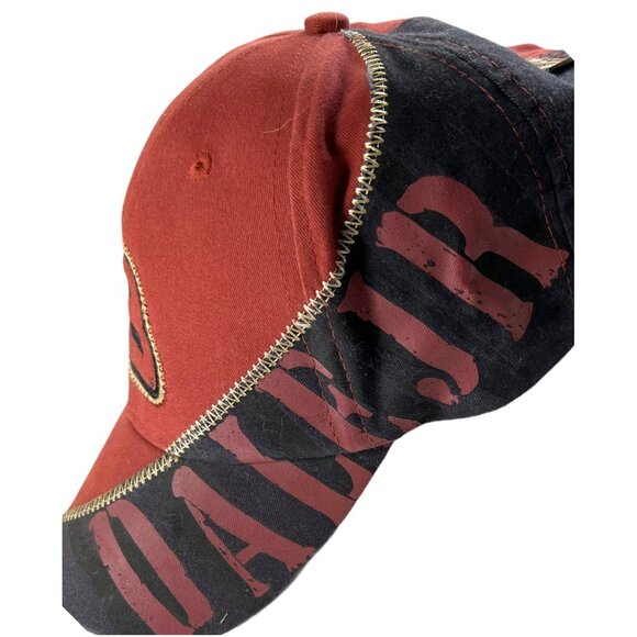 Dale Earnhardt Jr Hat Cap Strap Back Red Black NASCAR Racing Budweiser Mens - Picture 2 of 4